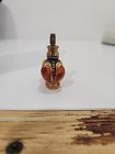Vintage Prince Matchabelli Gilded Crown 1 2 Fl  Oz Perfume Bottle Glass Stopper