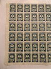 Saudi Arabia 150 Riyal Rare Error Stamps  Sheet Of 66 No Vertical Perforation