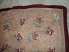 Scarf Wrap Principles Italy Floral Pink Rose Burgundy 46  X 46 New Tags Vintage