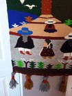 Artisanal Wall Art  Home Decor  Handmade  100 P wool  Rare  Handmade In Ecuador 