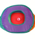 1pc Color Block Foldable Cat Tunnel For Cat For Play - Free Shipping - New