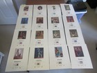 Complete Set 160 1980-1989 Flags Of The Un Proof Edition Lithographs