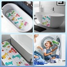 Bath Mat For Tub Non Slip Kids Bathtub Mat Extra Long 40x16 Inch Anti Slip Ba   
