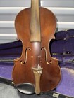 Vintage Carlo Alberi 4 4 Violin B j Ny Antique German Fiddle Case   Bow