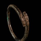 Iron Age Bronze Bangle With Animal Head Ends  8th-5th Century B  Chr 