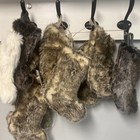 Christmas Fluffy Faux Fur Stocking 3 Colors Available 10 Inch