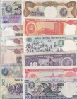 Venezuela 13 Banknote Collectors Lot Xf-unc