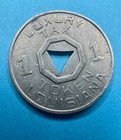 Louisiana    luxury Tax    1 Mill Token Aluminum Triangle Cutout Exonumia