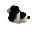 Vintage Animal Alley Black   White Spaniel Realistic Plush Puppy Dog 10  