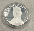 Mark Mcgwire 62 Home Runs 1998 Proof 1 Oz  999 Fine Silver Coin W  Box And Coa 