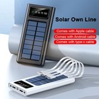 Super Solar Power Bank 900000mah 4 Usb Backup External Battery For Mobile Phones