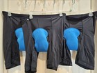 Lot 3 Pearl Izumi Men s Black Padded Cycling Bike Shorts W Chamois Liner Xl 