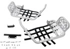 Dg Performance Hg Alloy Series Nerf Bars - Silver Bar - Black Web Atv utv
