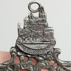 Vintage Coin Silver Vianden Germany Souvenir Wall Plaque Shelf