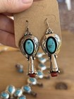 Vintage Sterling Silver Navajo-style Squash Blossom Set   Signed Teddy Goodluck