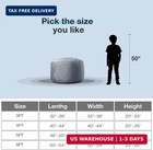3 Ft Bean Bag Chair large Bean Bag Chairs For Adults 3 Foot dark Grey