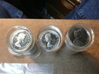 1963  1964  1965 Bu Canada Nickel  5 Cents  Canadian Five Cents  3 Coins  