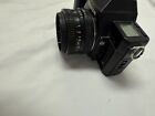 Vintage Chinon Cp-7m Multi-program Slr Film Camera 35mm Auto Chinon Lens