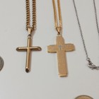 Vintage Jewelry Grandpas Estate Junk Drawer Lot Buttons Coins Cross Knives Token