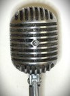 Vintage 1940 s Shure 55  fatboy  Dynamic Microphone  Orig Element W cable  Stand