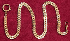Victorian Long 22  Pocket Watch Chain Hallmark Arrow Double G f  Gold Plated