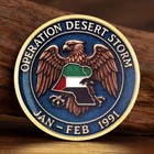 Gulf War Operation Desert Storm Challenge Coin Military Veteran Gifts