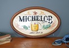 Vintage Michelob Hanging Beer Bar Sign Bubble Frame Mug Man Cave Decor