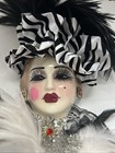 Unique Creations Limited Edition Signed Lady Face Mask Wall Hanging 