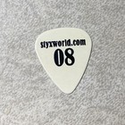 Styx Lawrence Gowan 2008 Tour Guitar Pick