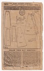 1914 1915 Vintage Sewing Pattern Very Rare 1910s Skirt Ladies Home Journal 8614