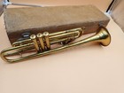 M J Kalashen   Peerless Trumpet Handmade  8131 Patented July 1912 Etched Design