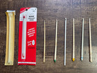 Antique Vintage Bone Crochet Hooks Sewing Awls And Knitting Needles - Lot Of 33