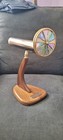 Stained-glass Double Wheel Kaleidoscope  Brass W wood Base  By  chesnik Scopes 