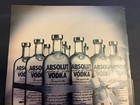 Vtg 1980s Absolut Vodka-absolute Generosity-bottles With Ribbon As Holiday Gift