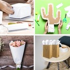 500 Sheets White Tissue Paper Bulk Multi-size Acid-free For Shipping Void Fill