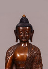 Copper Shakyamuni Beautiful Carving Buddha Statue 9  H