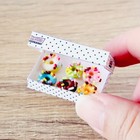 Miniature Donut Coffee Set 1 12 Scale Dollhouse Bakery Food Display Decor