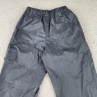 Columbia Rain Pants Youth Small  8  Black Windbreaker Lightweight Stretch