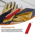 Vinyl Siding Removal Tool Fits For Reattach Repair  Steel Blade Red