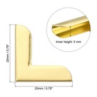 20mm Metal Book Corners  50pcs Photo Corners Book Corners  Gold Tone