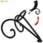 Medieval Horn Rack Hand Forged Iron Viking Knight Cosplay Sca Costume Accessory