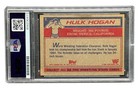 Hulk Hogan Signed 1985 Topps  1 Wwf Wwe Rookie Card Psa Auto Gem Mt 10