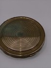 Vintage Max Factor Hollywood Face Powder Makeup Brass Compact Vanity