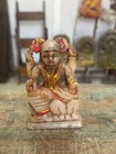 Vintage Rare Hand Carved Marble Stone Goddess Maa Laxmi Statue Figurine 4 