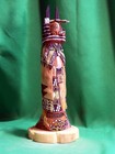 Hopi Kachina Doll - The Badger Kachina By Wally Grover - Ferocious 