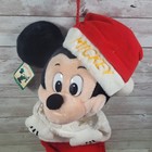 Vintage Disney Mickey Mouse Season Of Song Christmas Stocking Disney Store