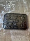 Mississippi Army National Guard Careerist Belt Buckle  New