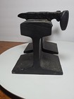 Vintage Pair Of Steel iron    Railroad Track   Spike Bookends Black Heavy