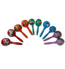 5 Pairs Maraca Shakers   Party Favors  Mexico   Small  Noise Makers