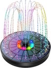 5 5w Solar Power Fountain Submersible Floating Water Pump Bird Bath Pond Garden